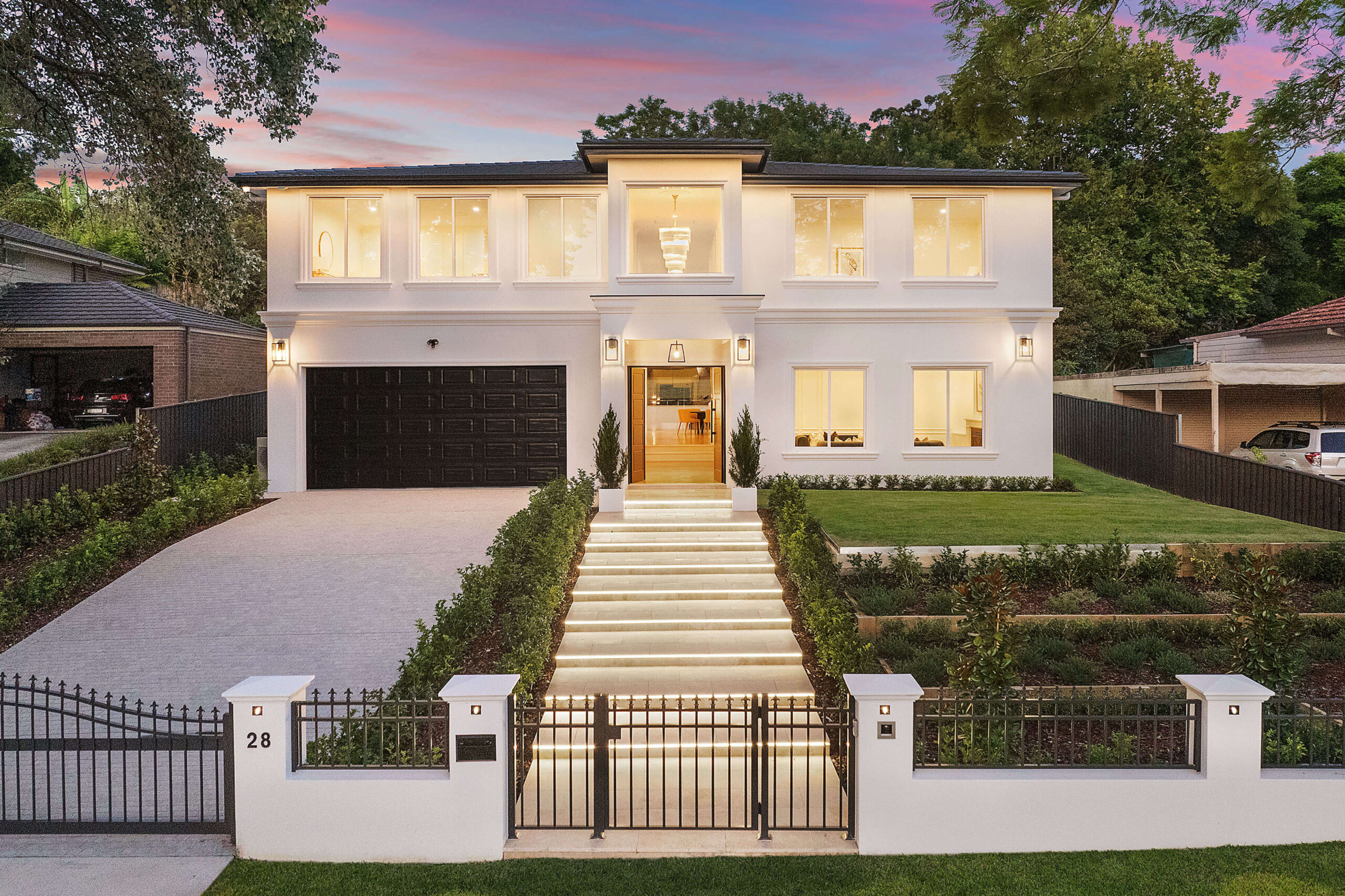28-Mimosa-Rd-Turramurra-DRONE-DUSK-1-scaled